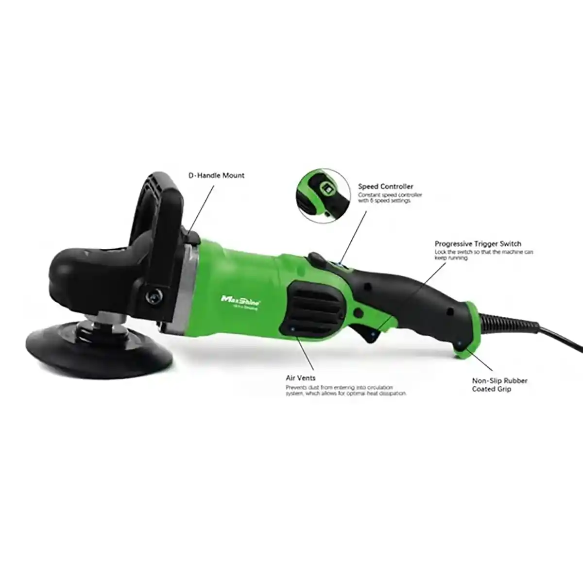 M1300 Pro Rotary Polisher and High-Torque Professional Car Polishing Tool - Image 4